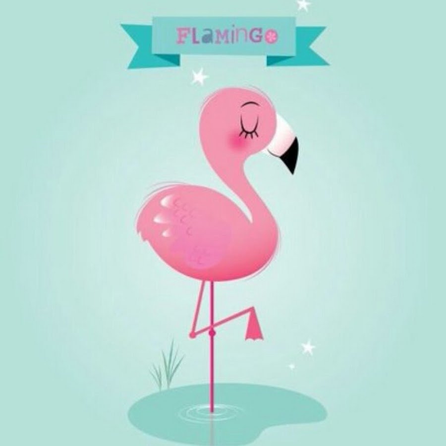 Фламинго надпись