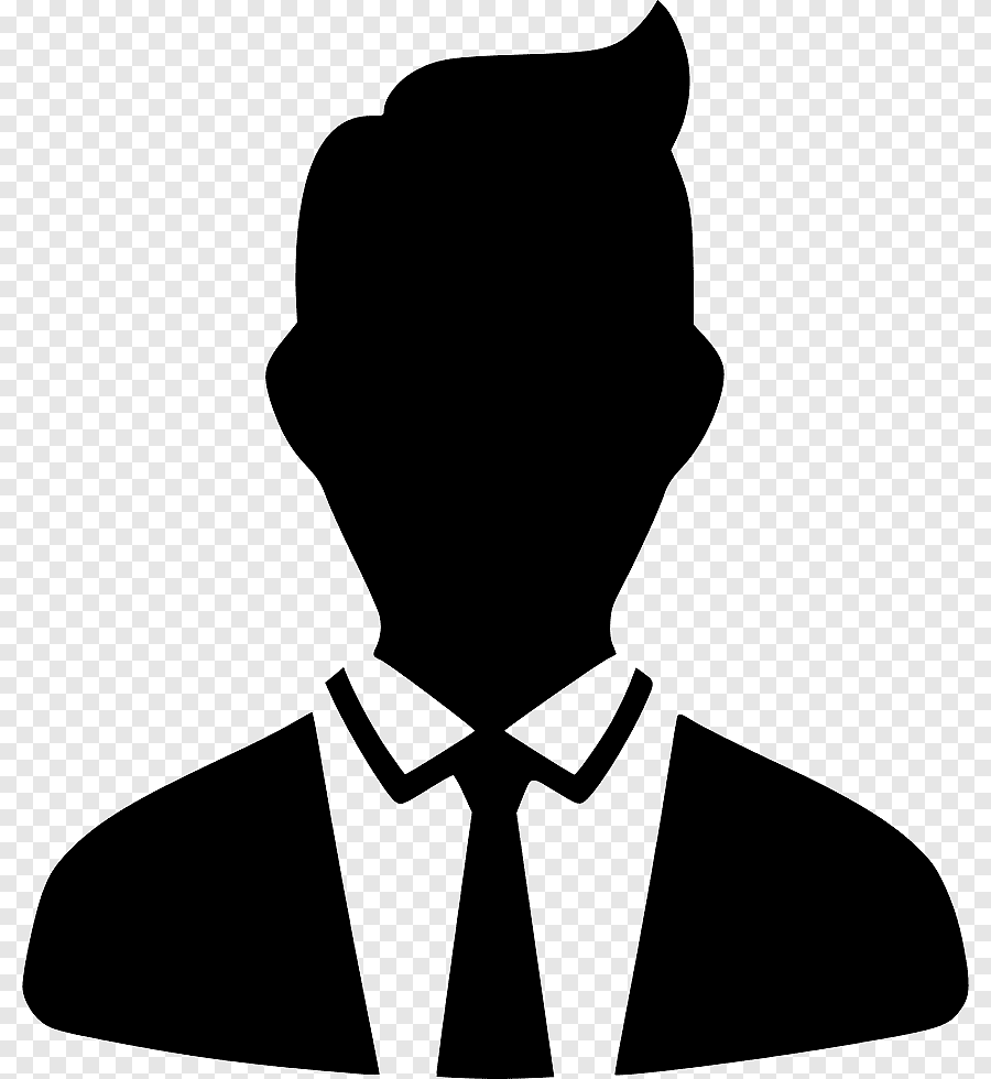 Силуэт пиджака с галстуком