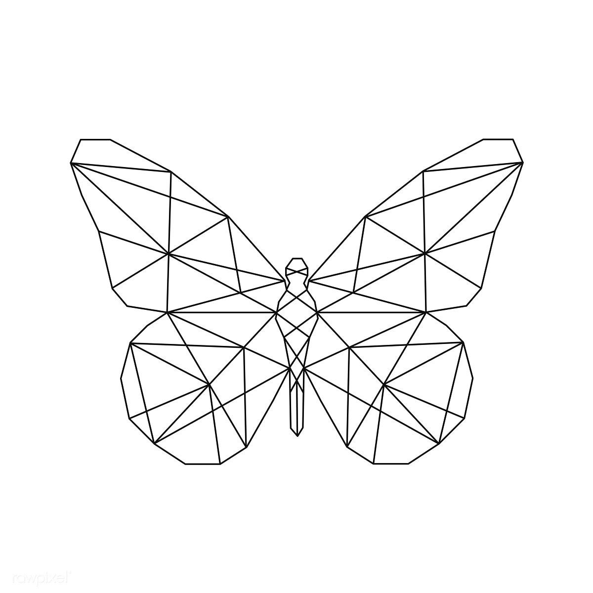 Геометрическая бабочка