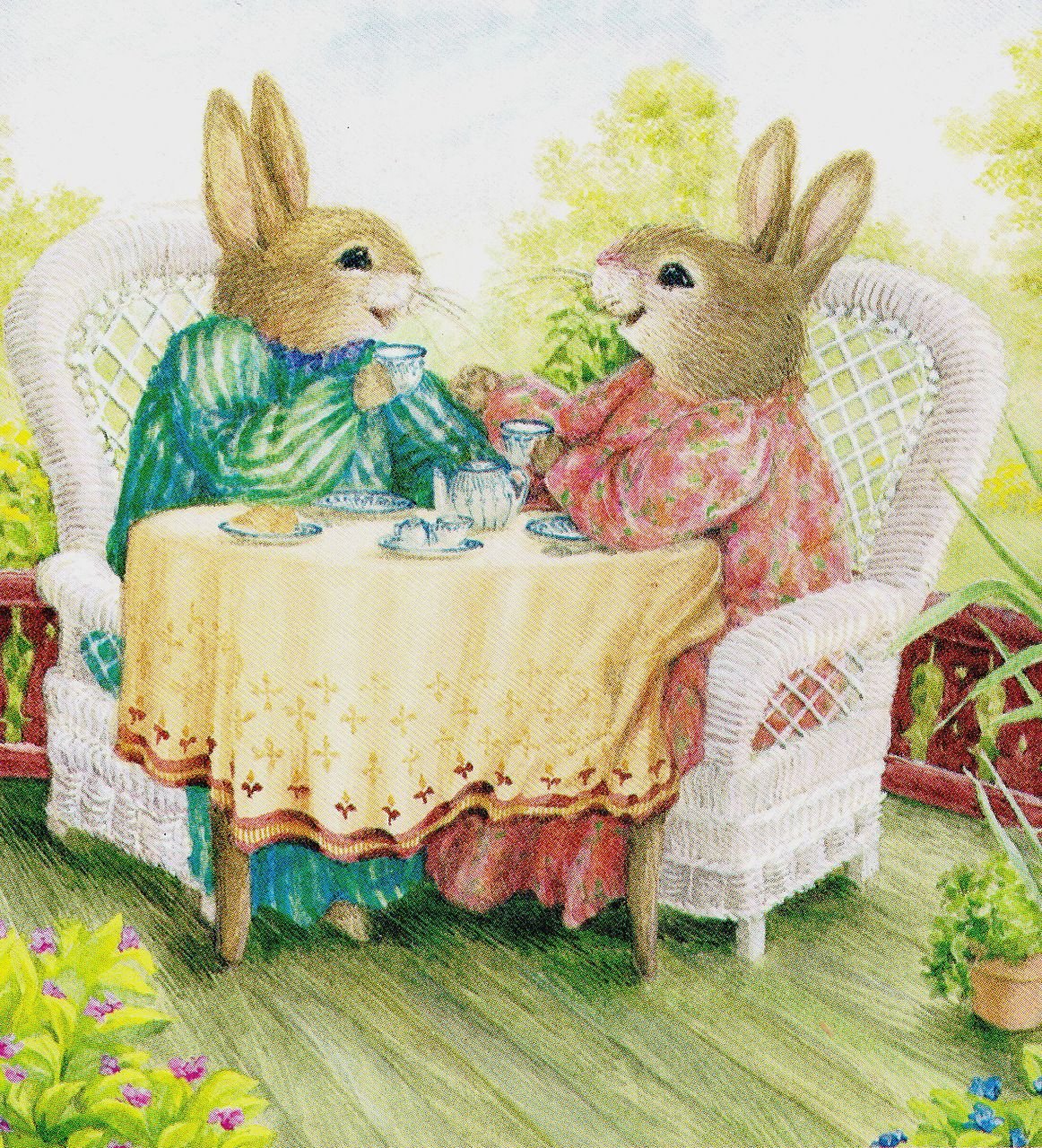 Кролик со спины