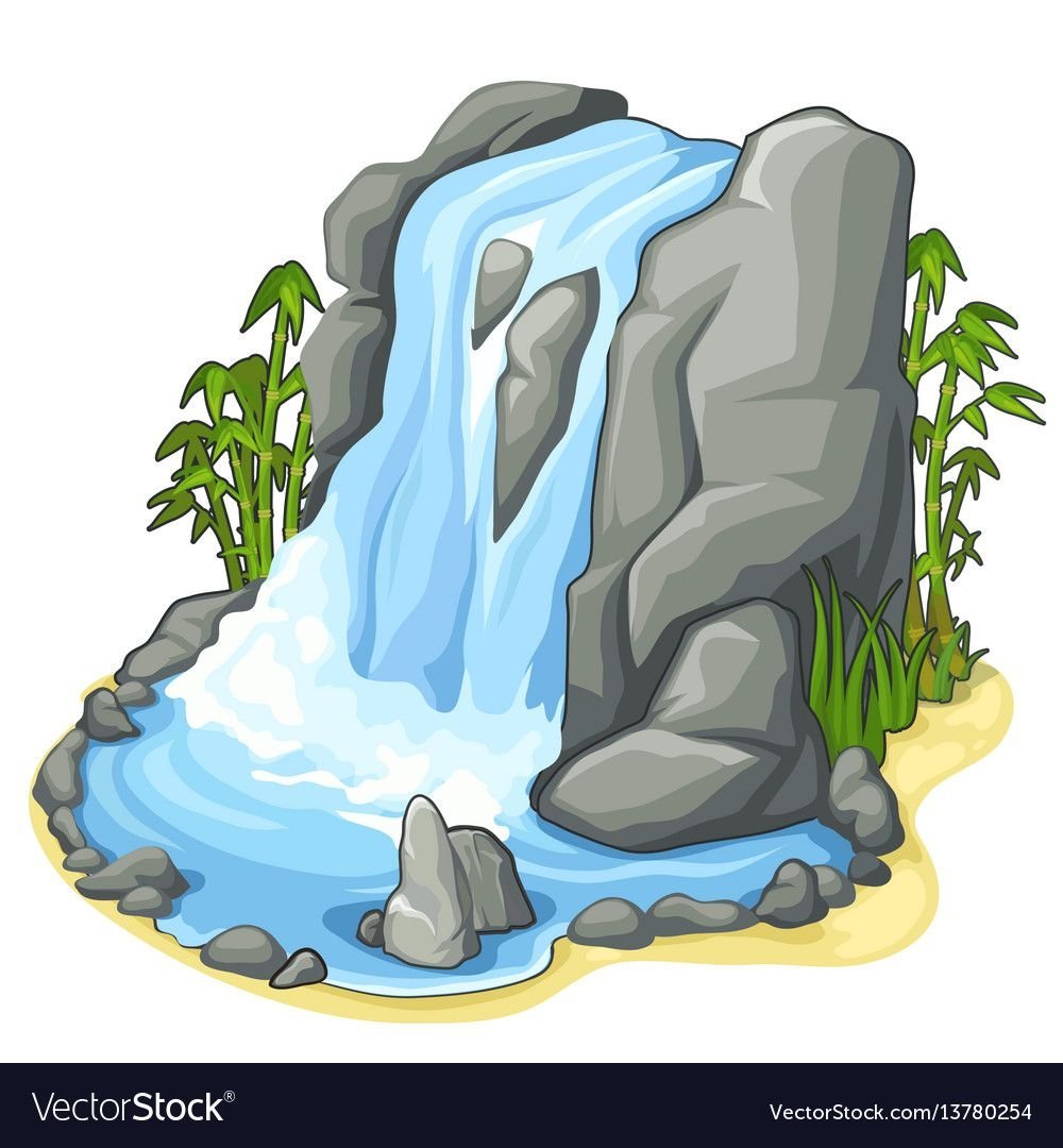 Водопад мультяшный