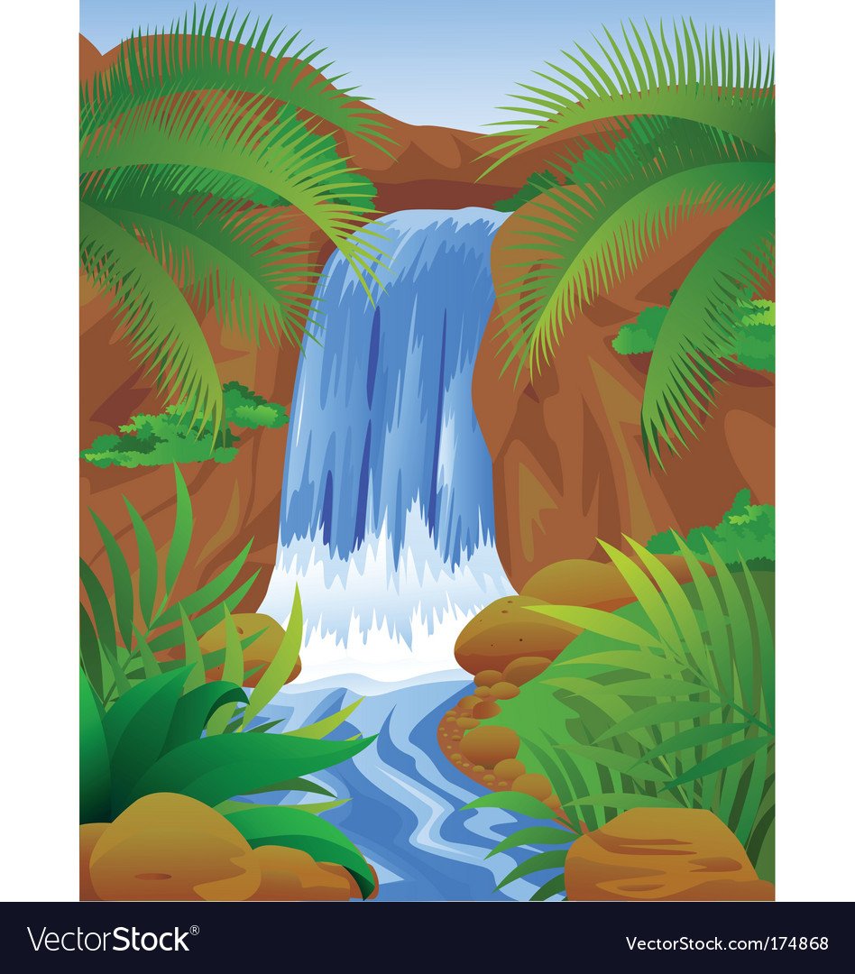 Родник рисование