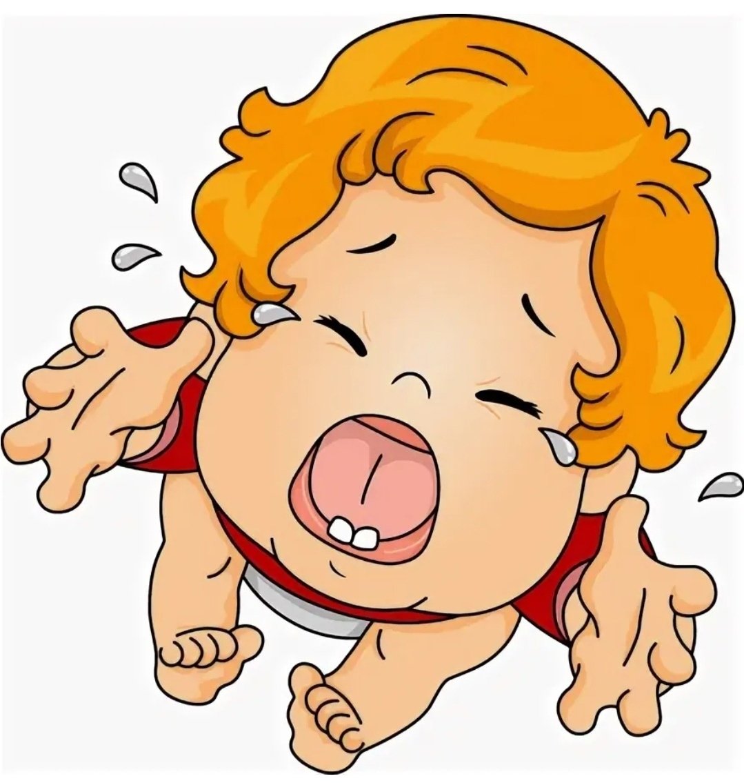 Красивая плачущая маленькая девочка