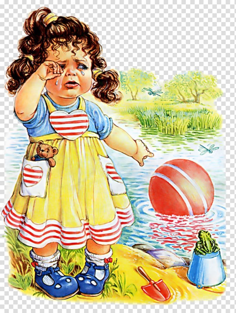 Плачущая девочка для детей