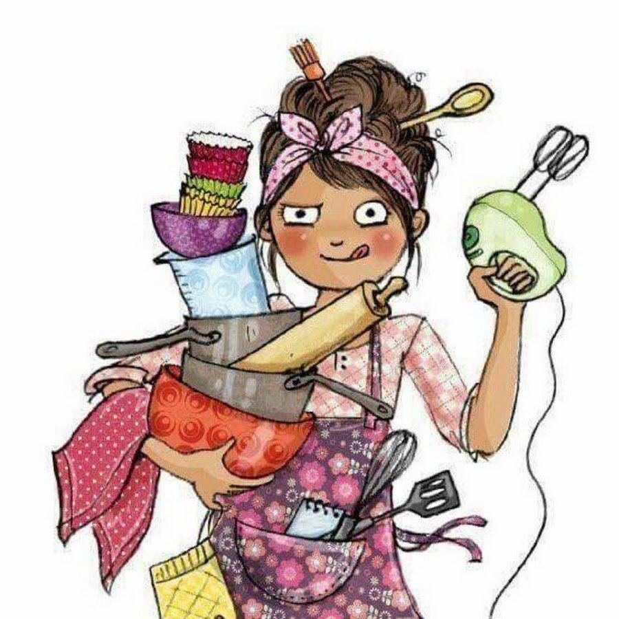 Домохозяйка иллюстрация