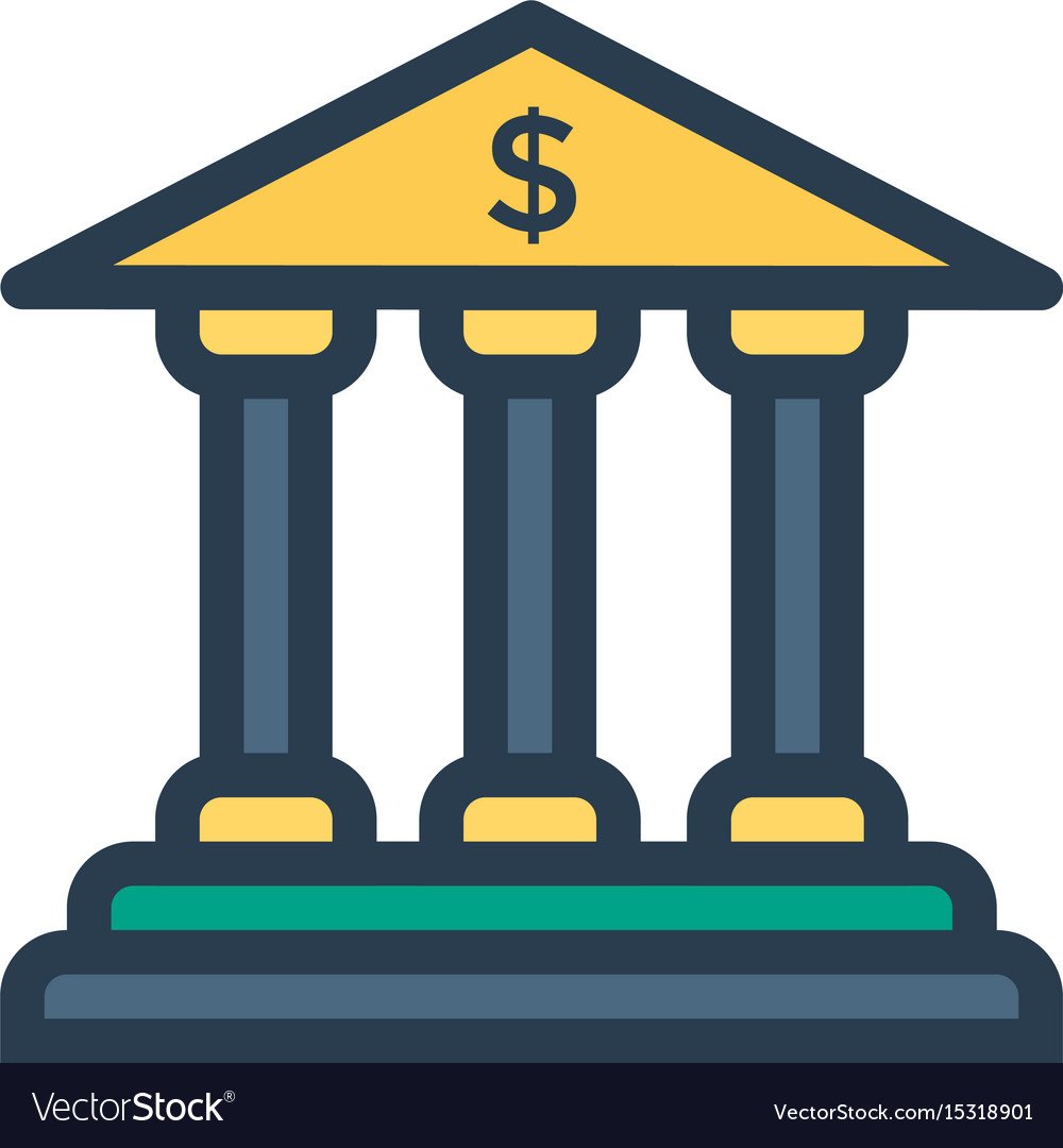 Банк в мультяшном стиле