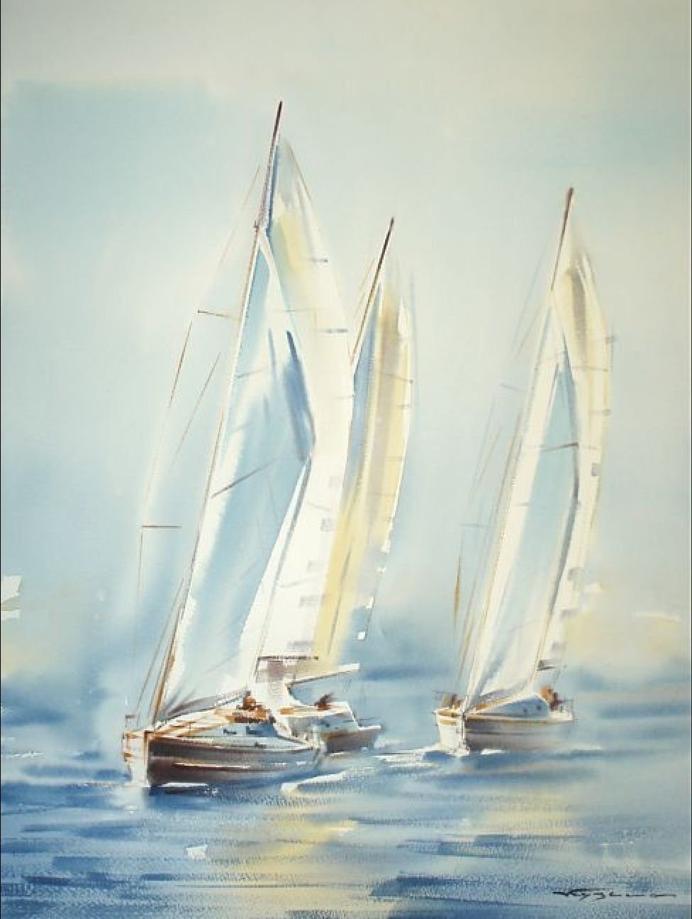 Картины акрилом на морскую тему