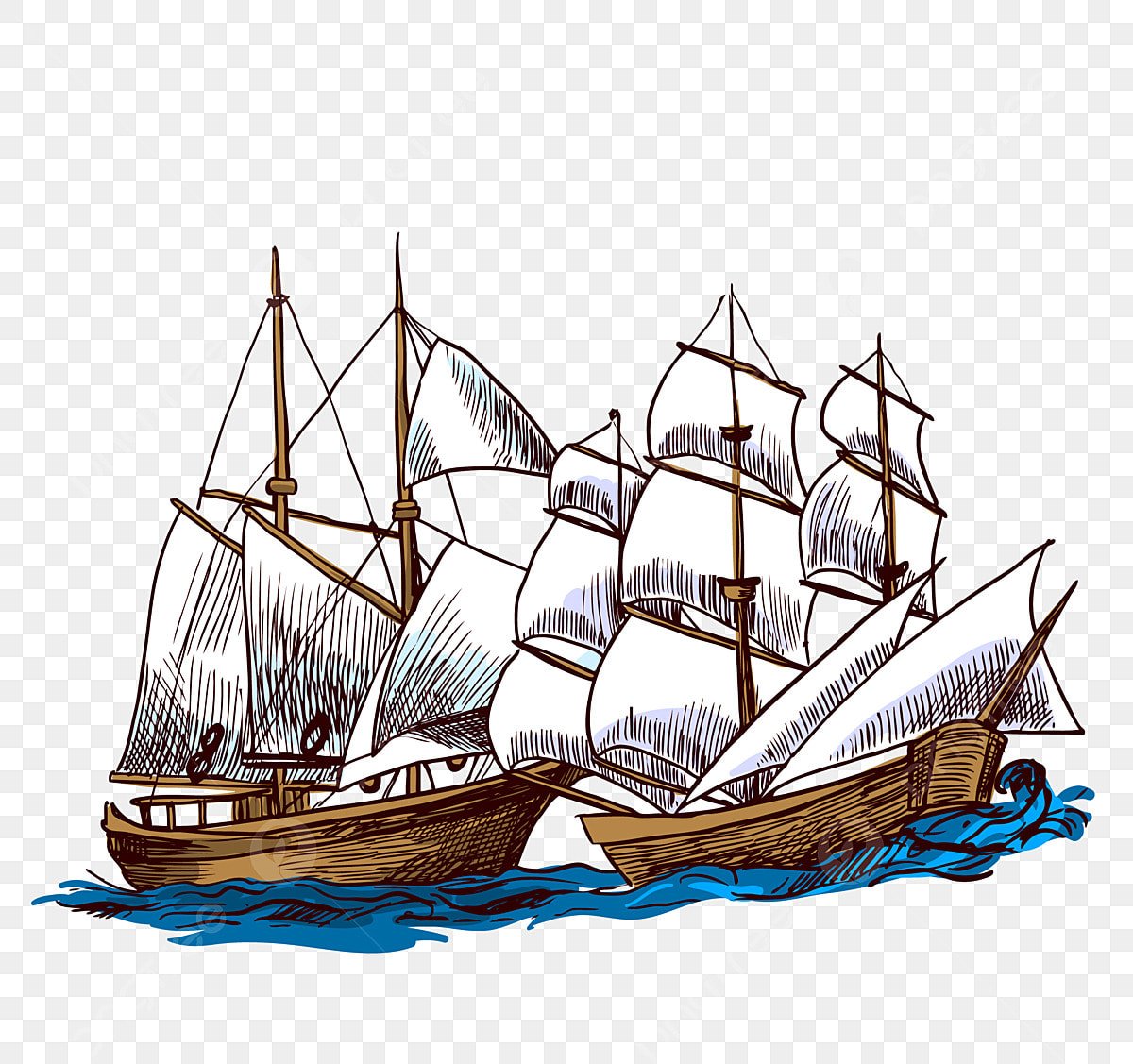 Корабль в шторм