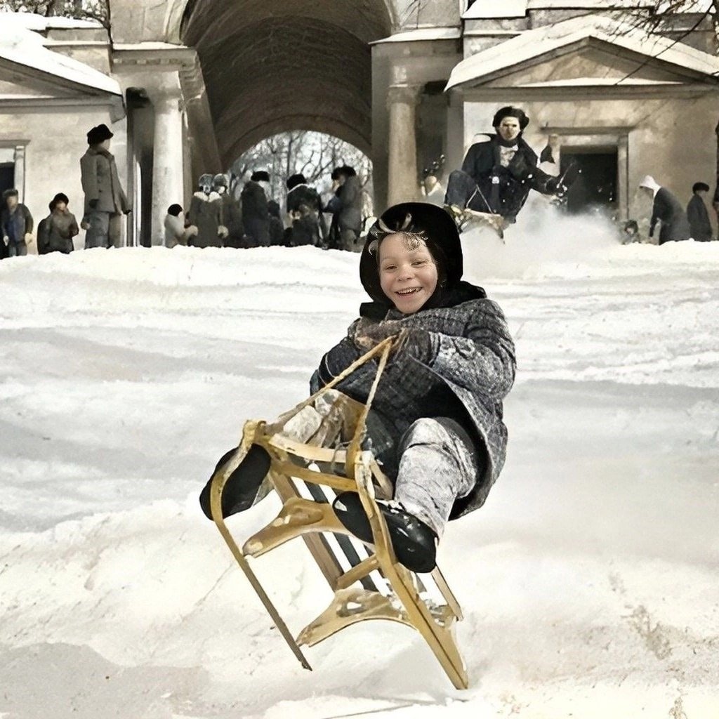 Советский ребёнок на сенках