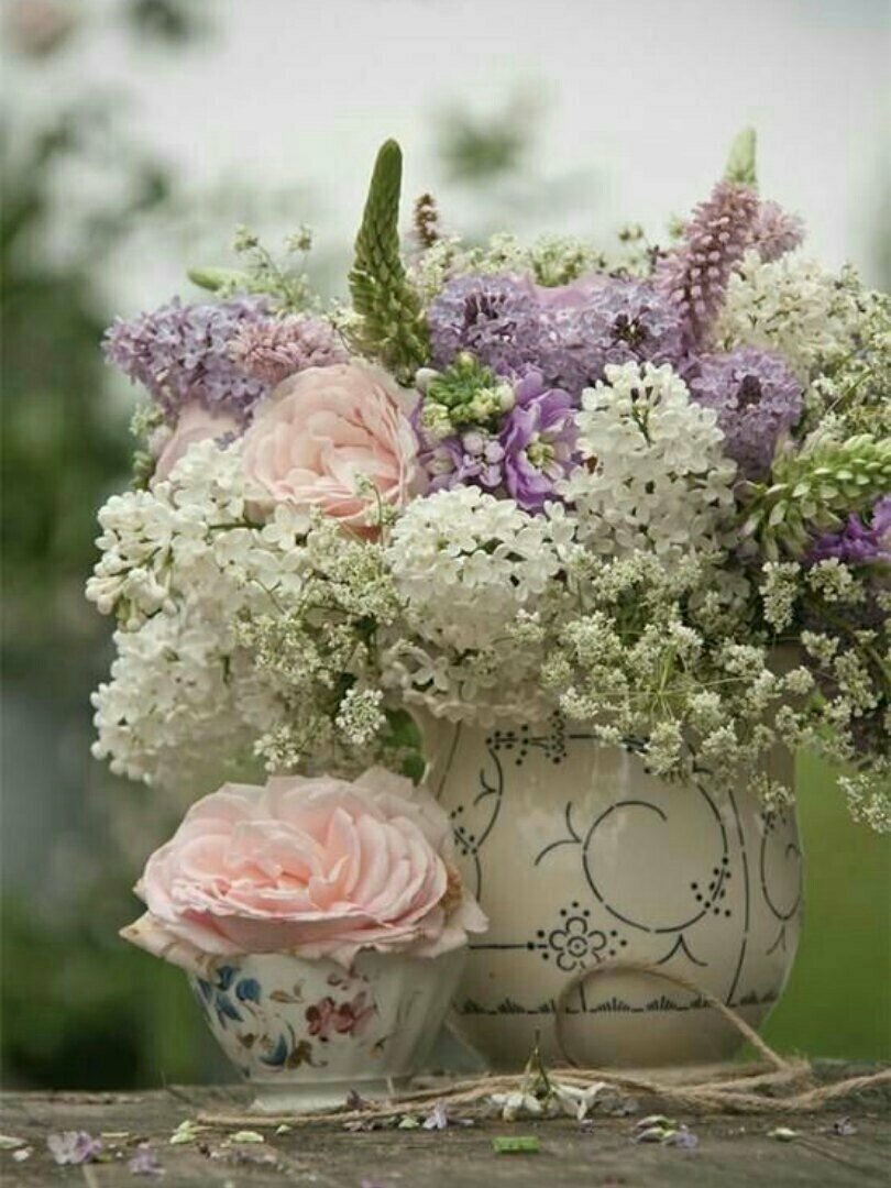 Букет цветов в стиле Прованс