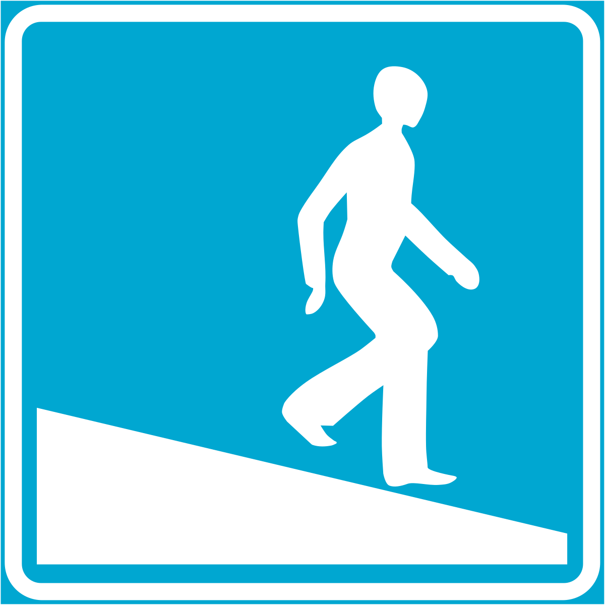 Подземный пешеходный переход знак