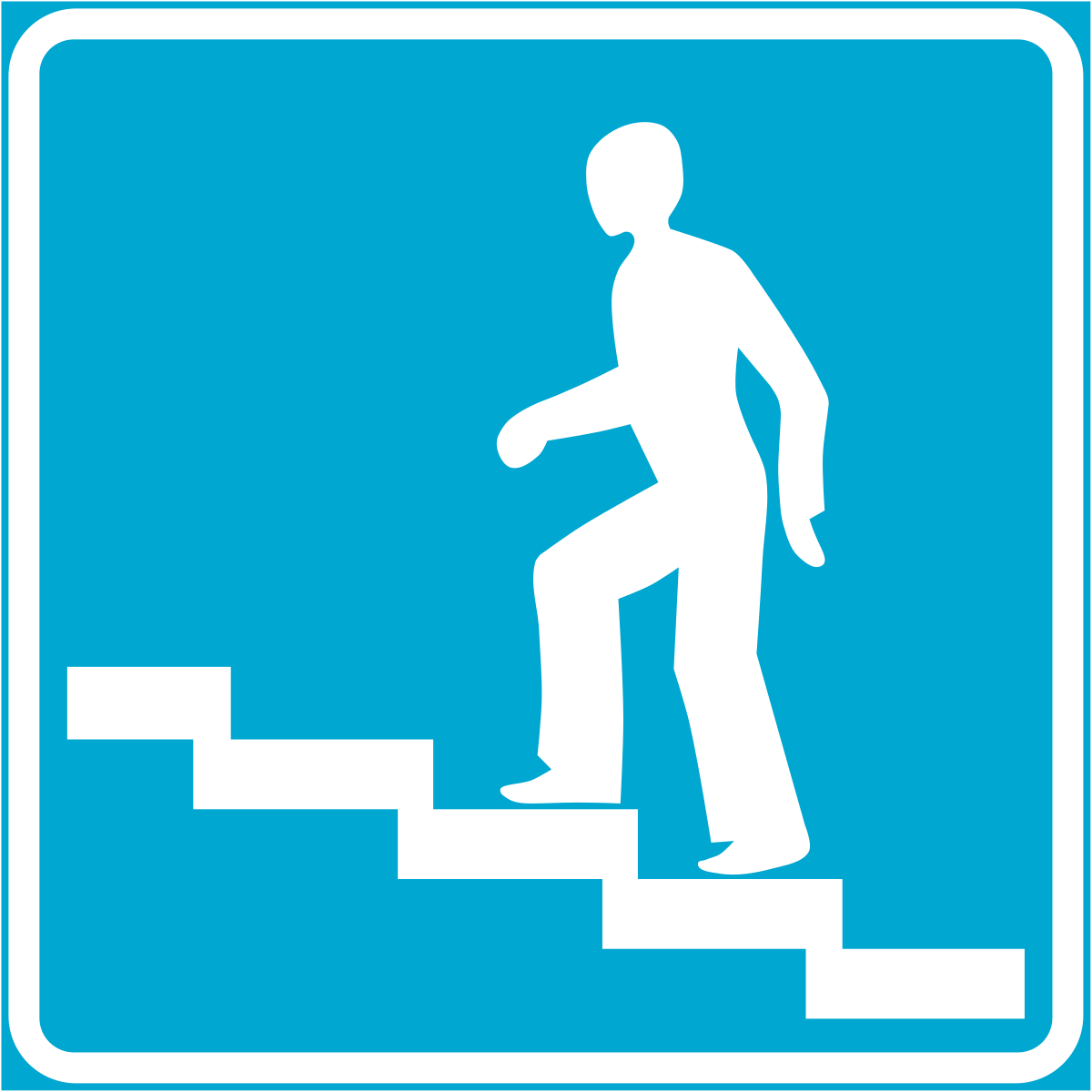 Подземный пешеходный переход знак