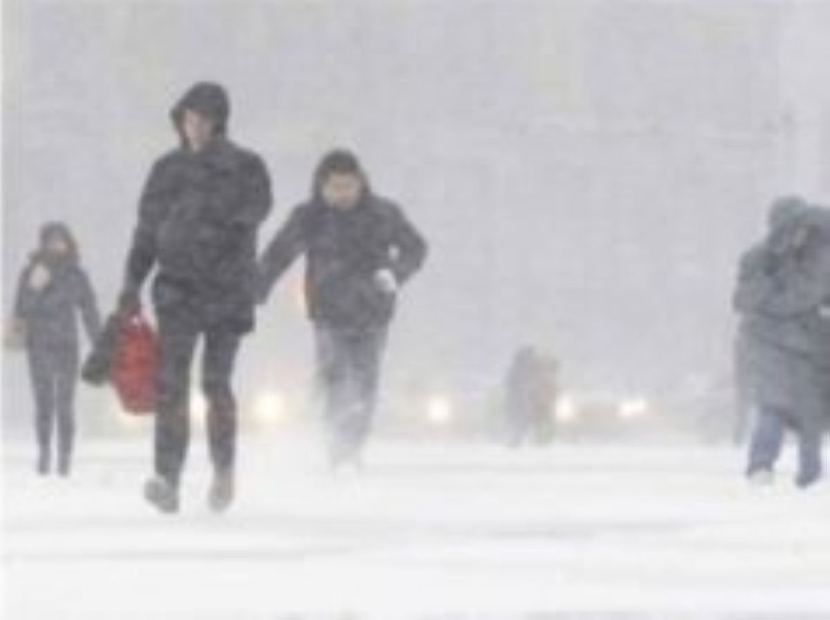 Порывы ветра зимой