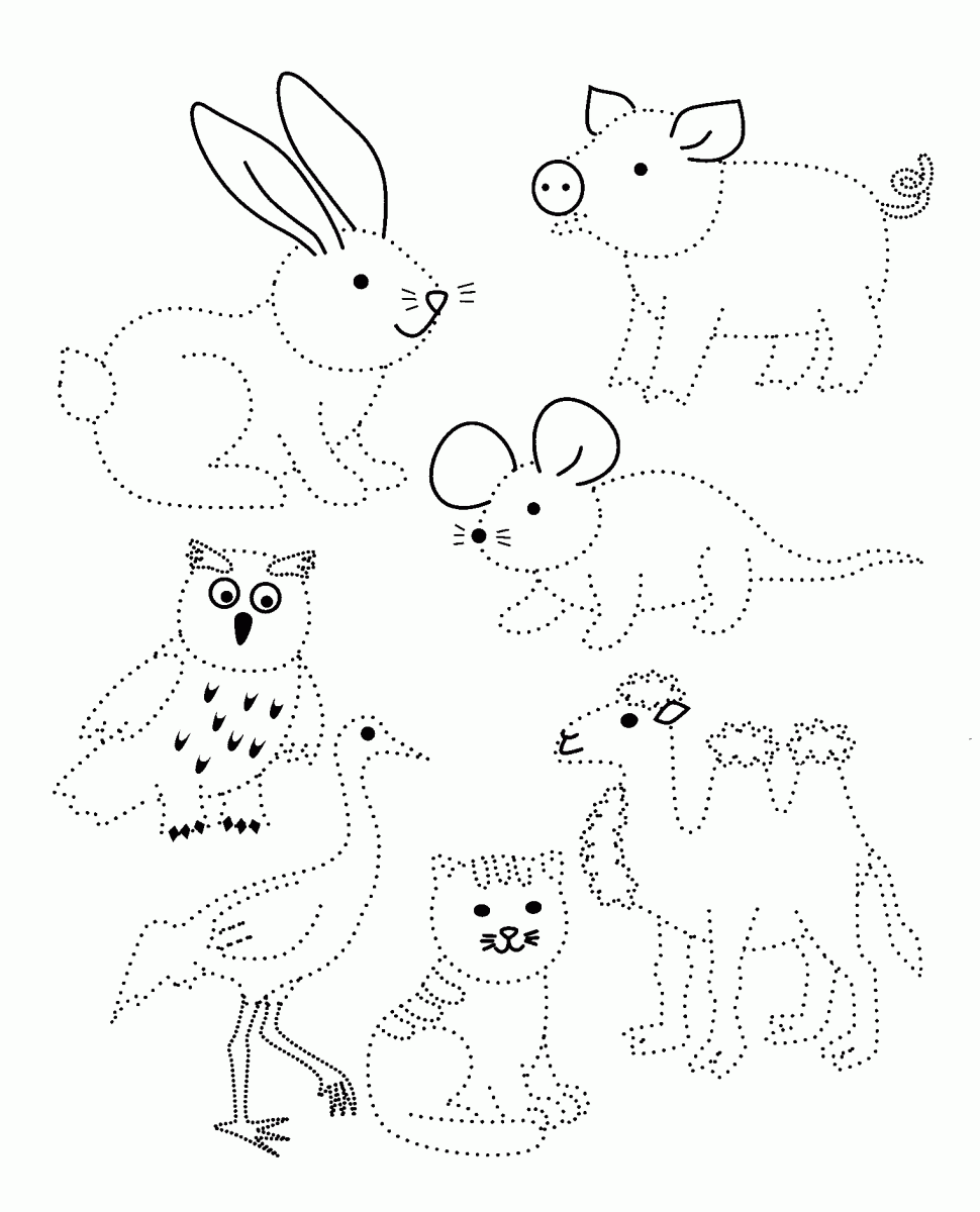 Обводить фигурки для детей