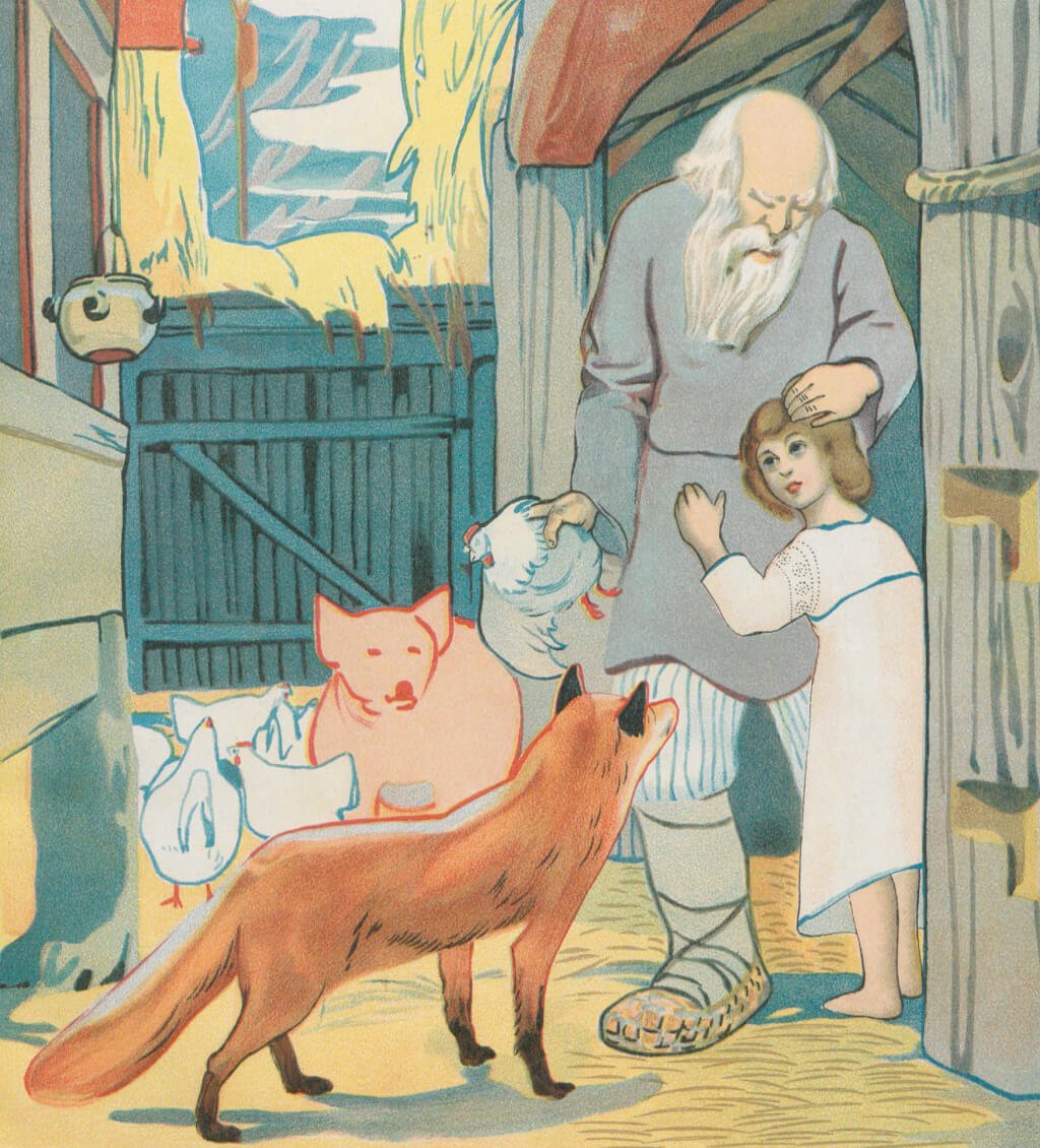 Сказка Снегурушка и лиса русская народная сказка