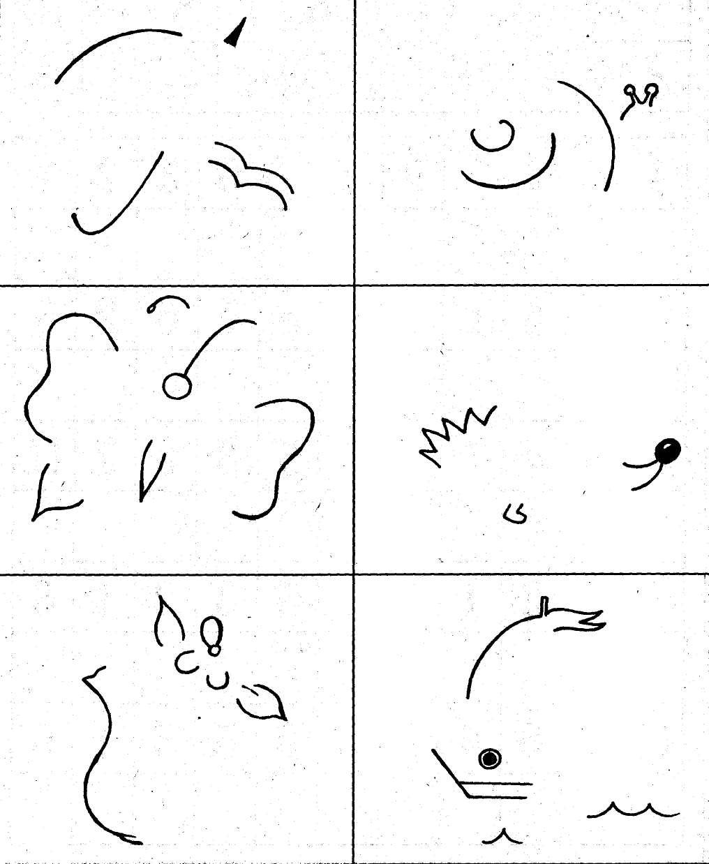 Дорисовывание незаконченных рисунков