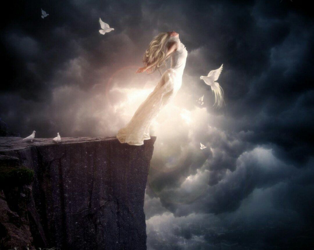 Ангел падает в пропасть