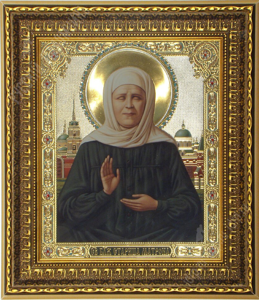 Финифть Матрона Московская