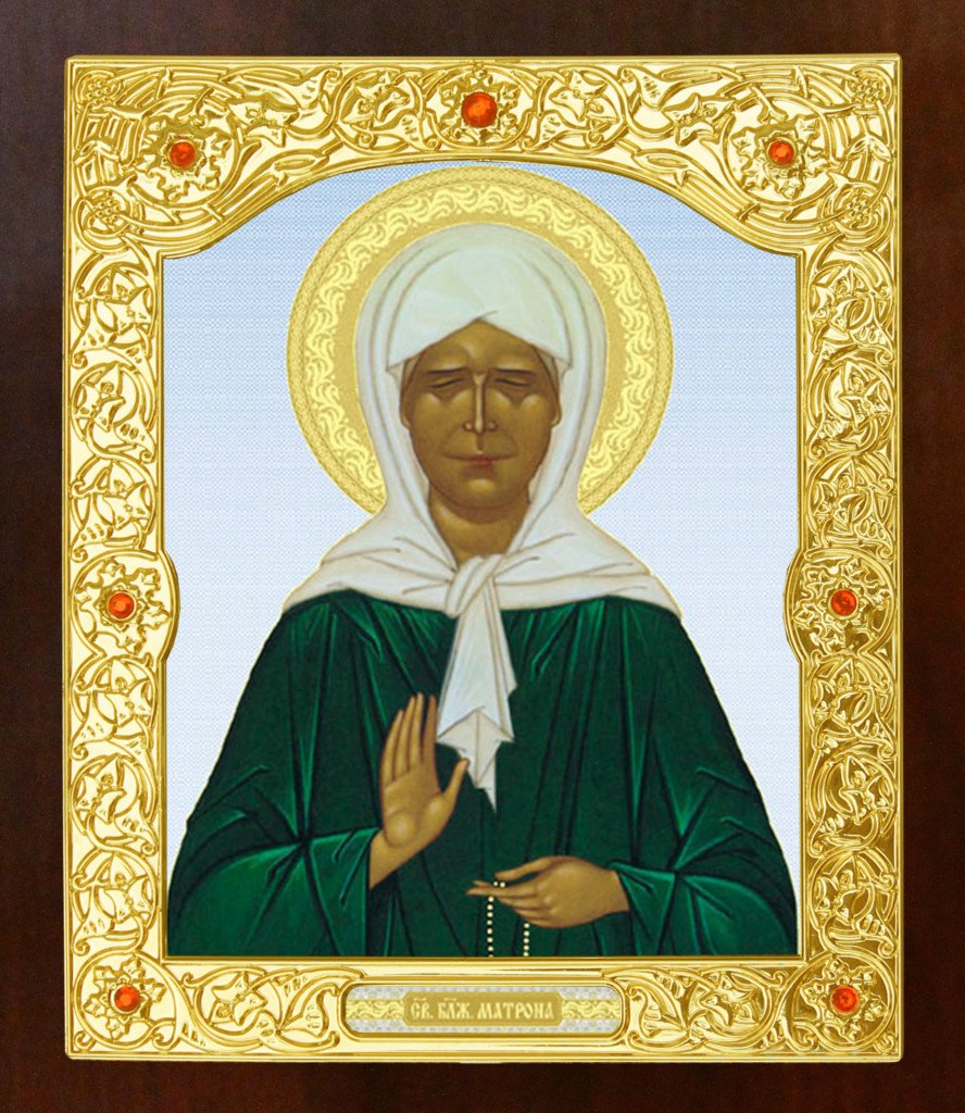 Блаженная Матрона Московская живопись