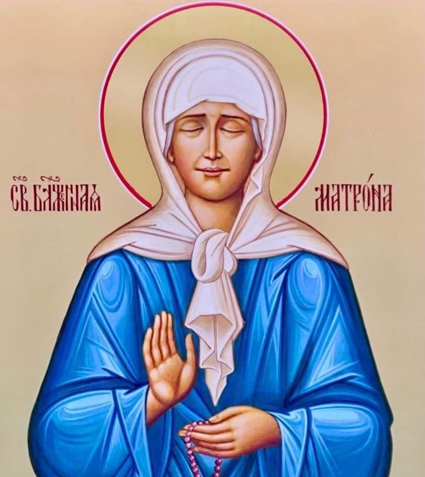 Матрона Московская авторская икона