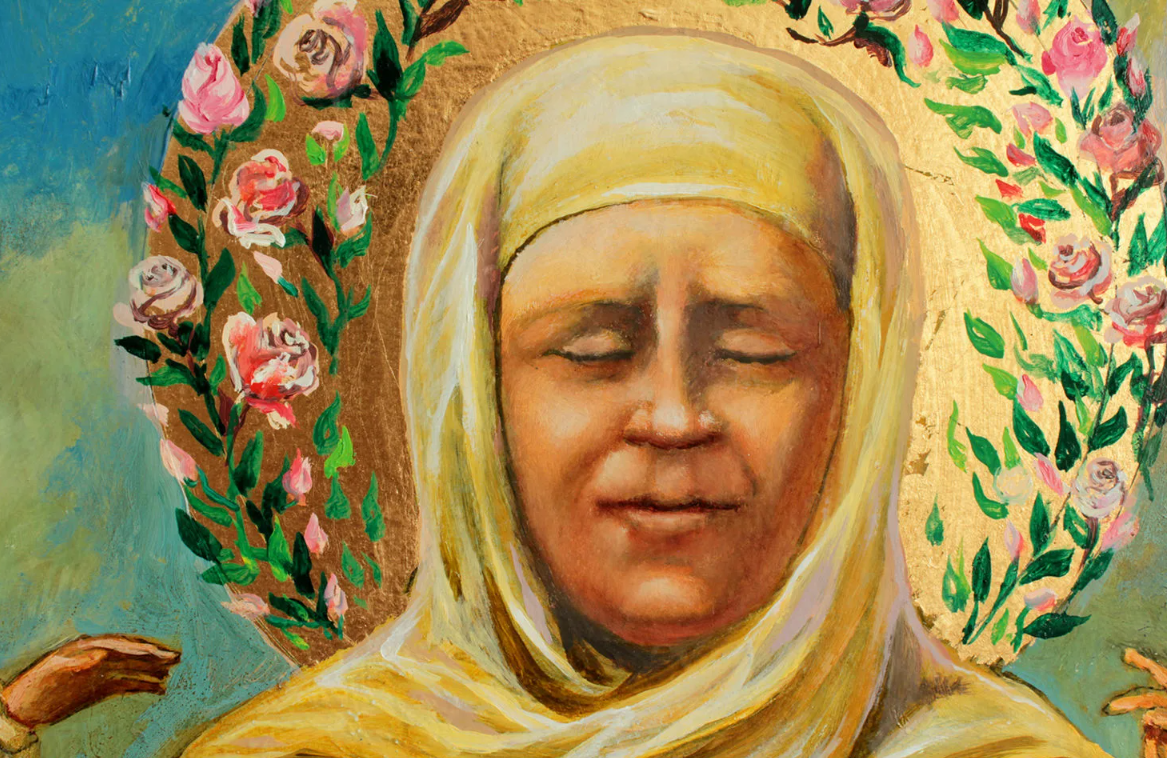 Алмазная мозаика икона Матроны Московской