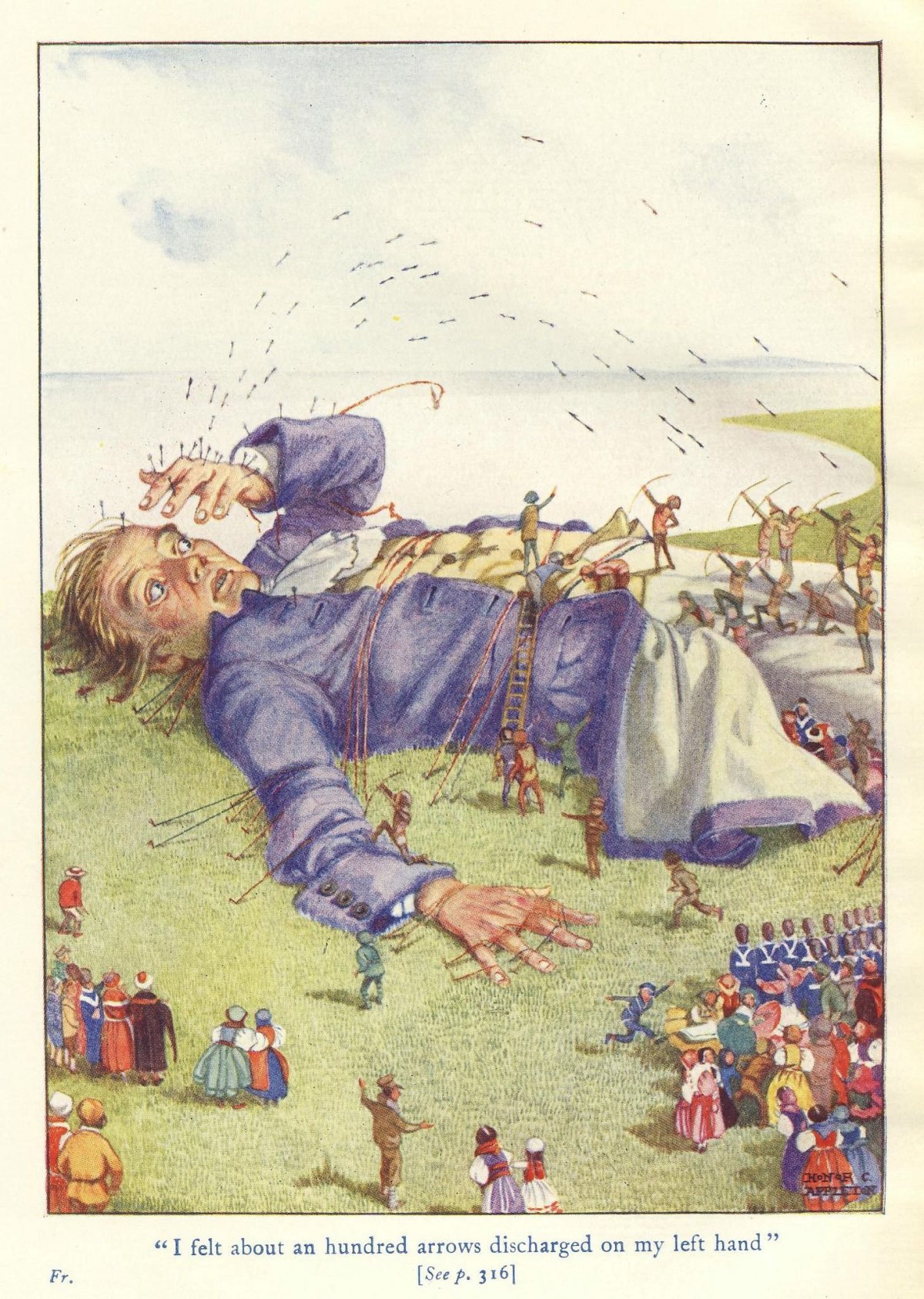 Диафильм Джонатан Свифт «путешествие Гулливера"