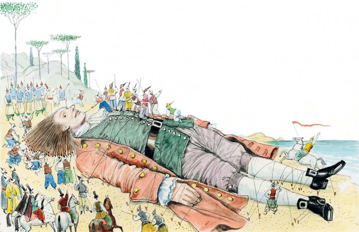 Путешествие Гулливера иллюстрации