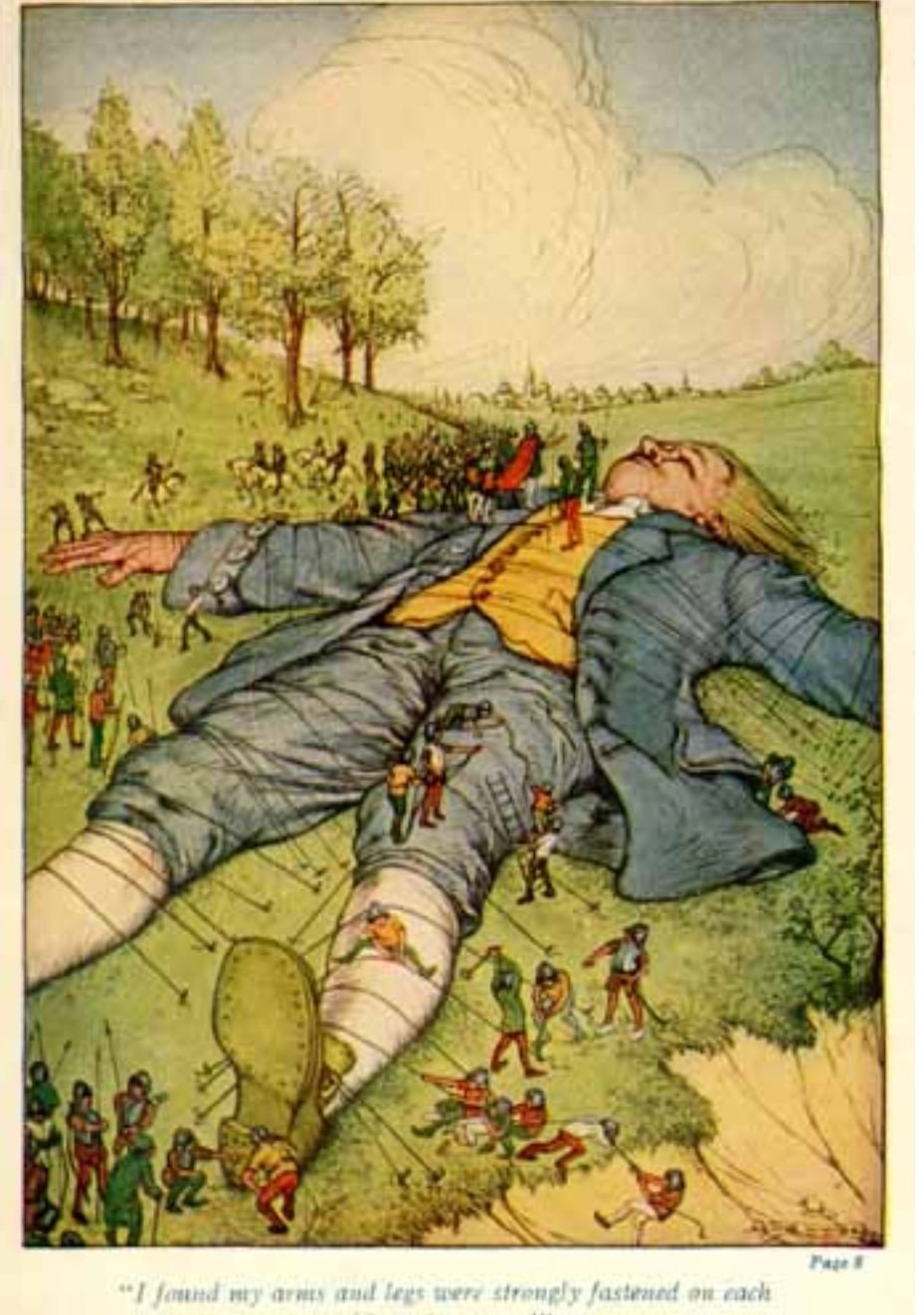 Гулливер рисунок