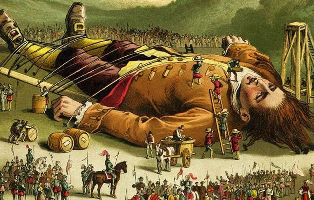 Гулливер Джонатан Свифт иллюстрации