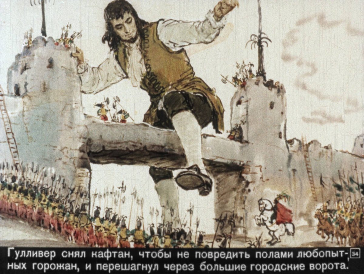 Джонатан Свифт Гулливер в стране лилипутов