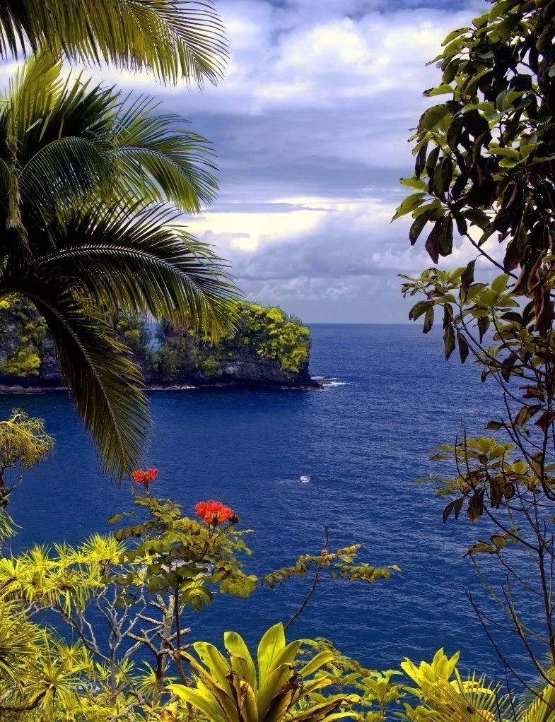 Пляж Хонокалани, остров Мауи, Гавайи, США