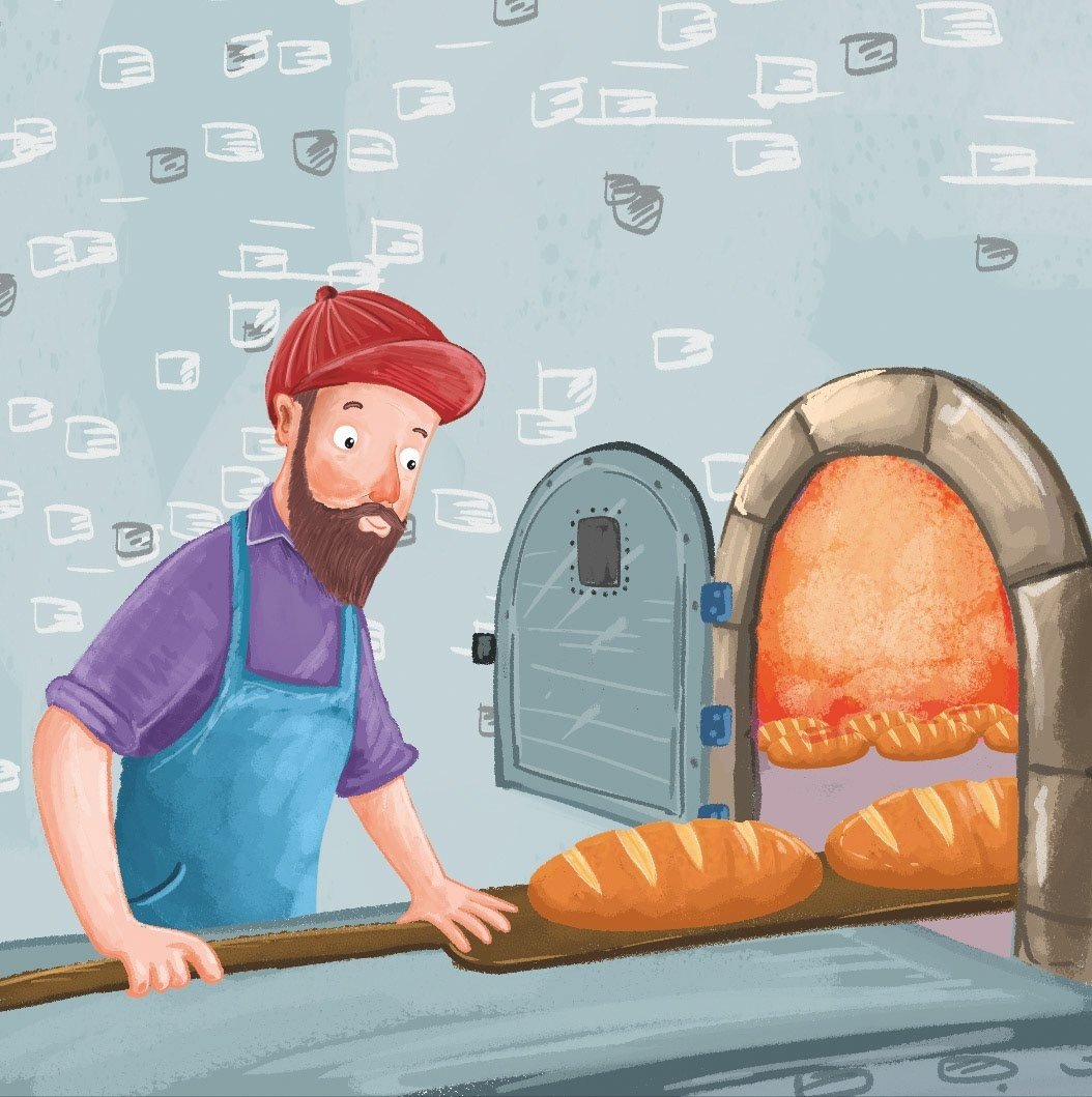 Пекарня мультяшная