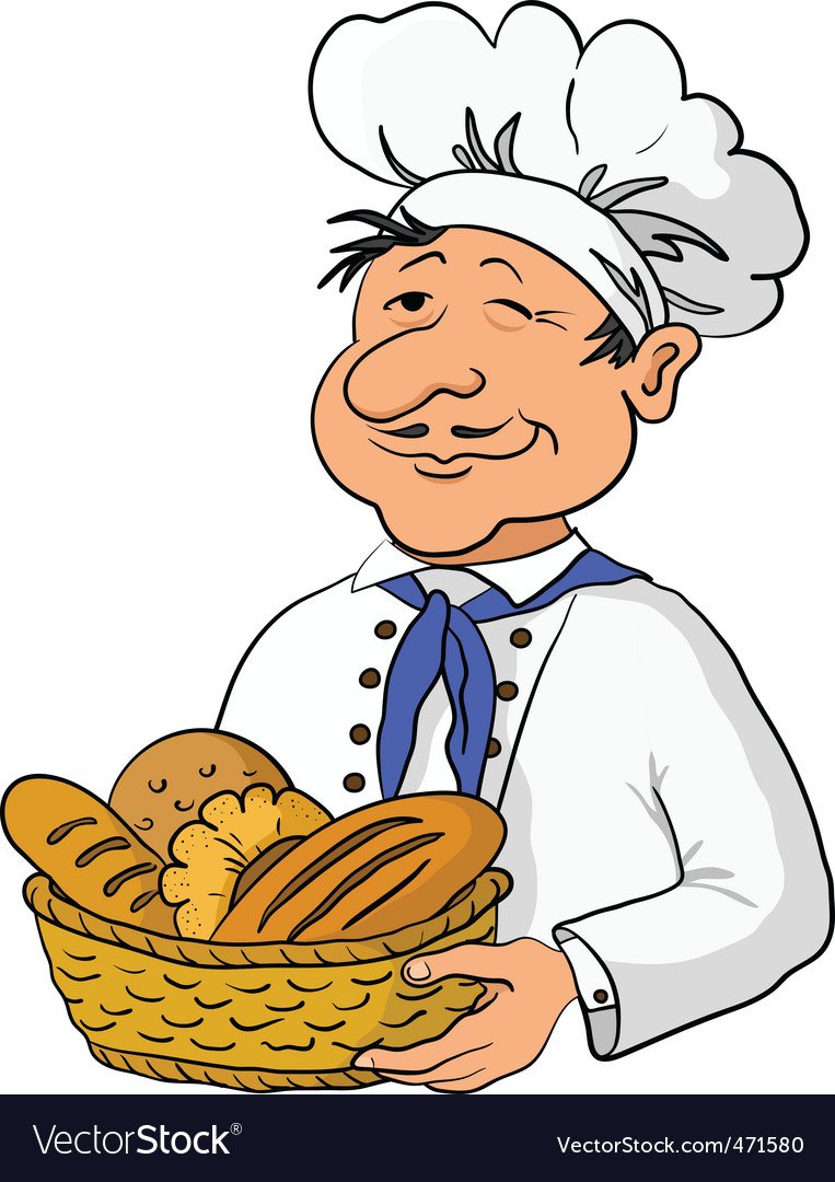 Нарисовать пекаря