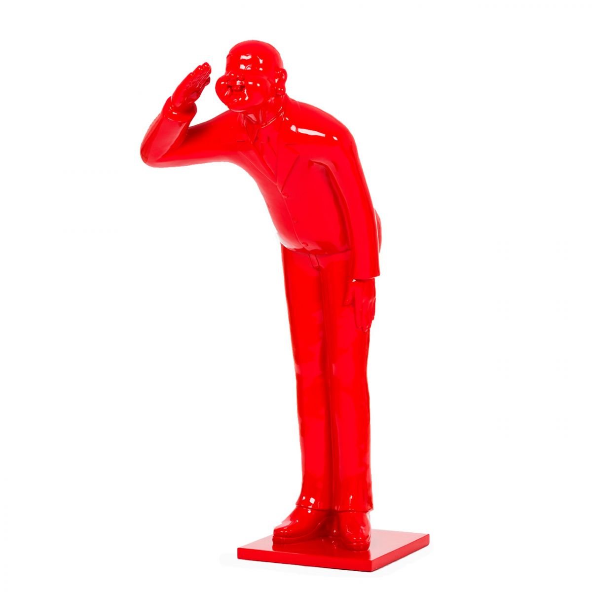 Красные статуэтки для интерьера