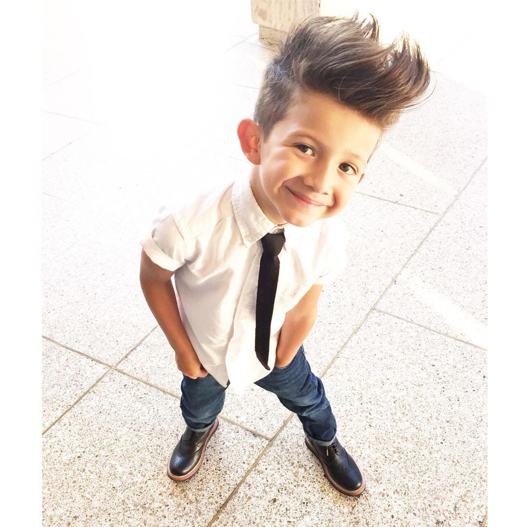 Крутая стрижка для мальчика маленького