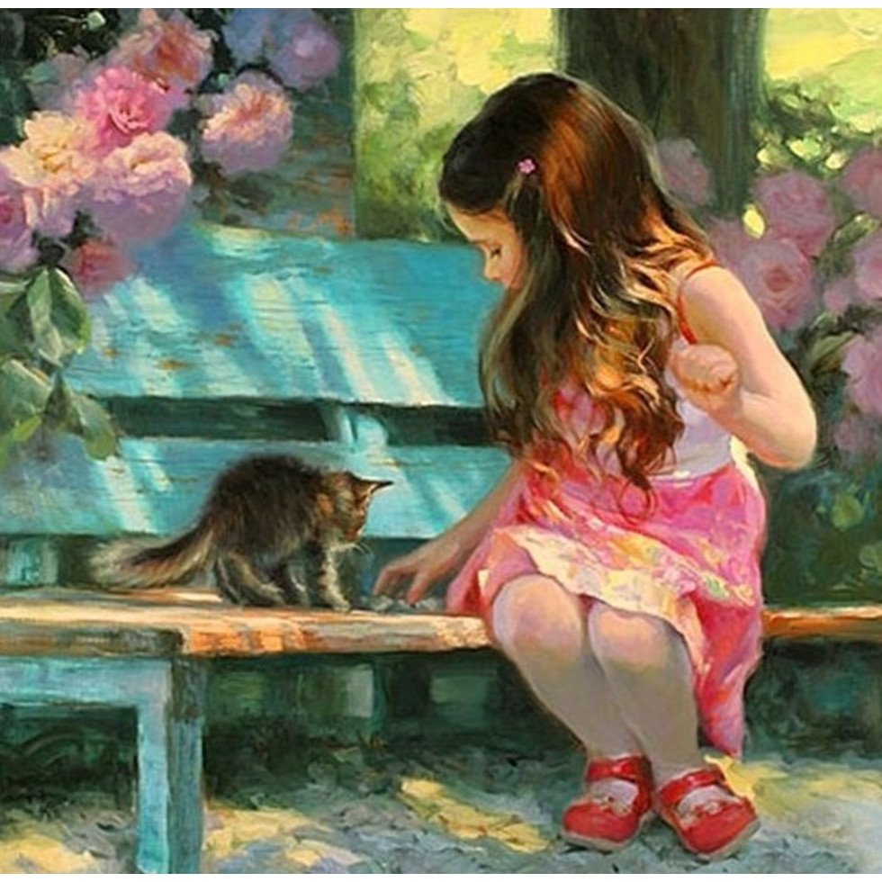 Волегов Владимир художник картины девочка