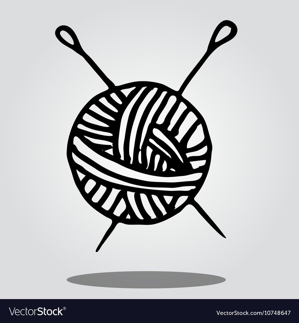 Желтый клубок ниток