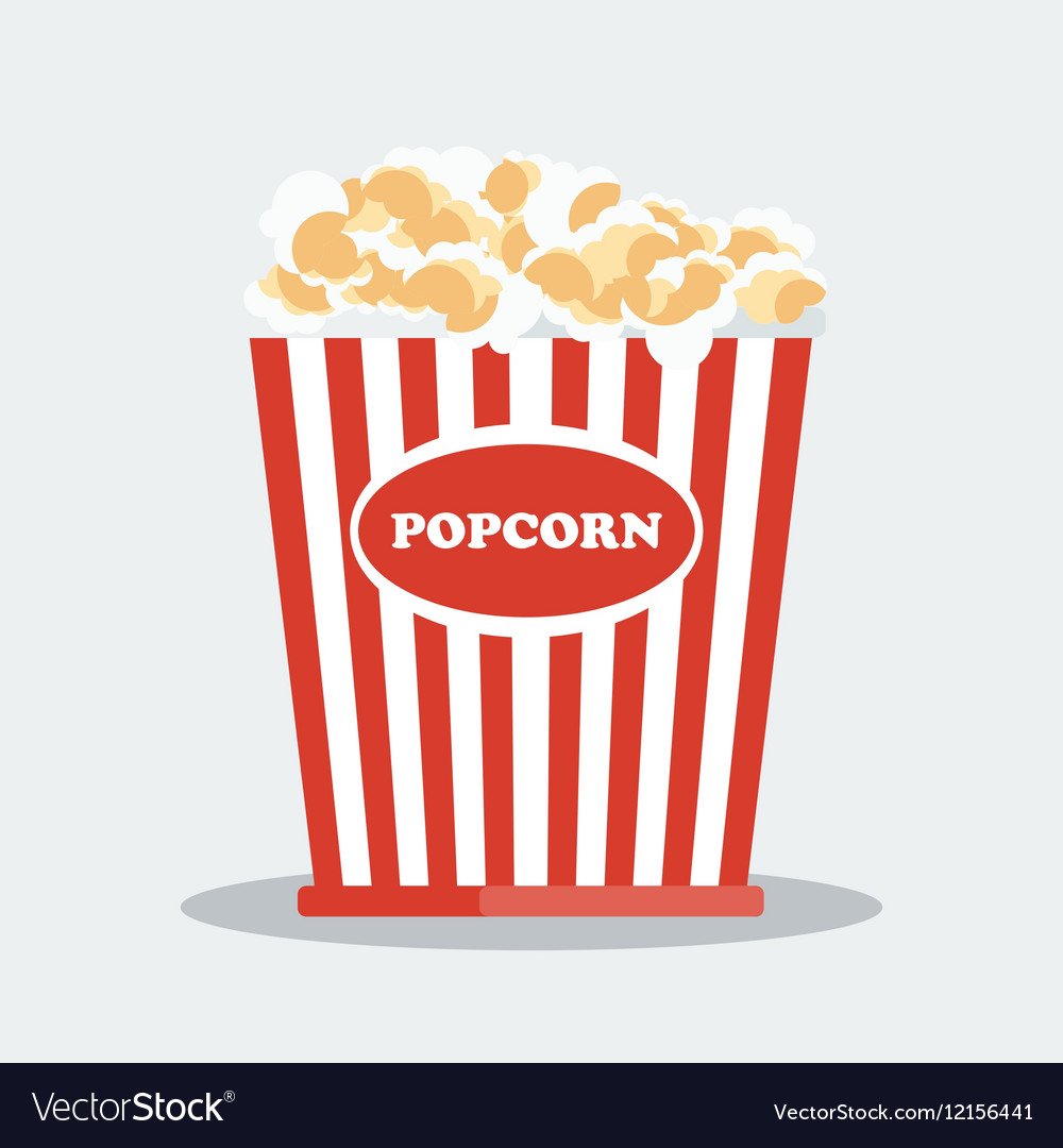 Наклейка попкорн