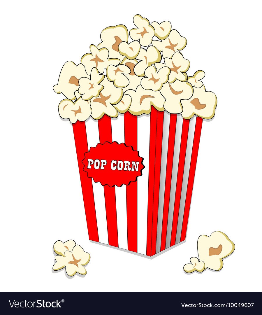 Попкорн картинка для детей на прозрачном фоне