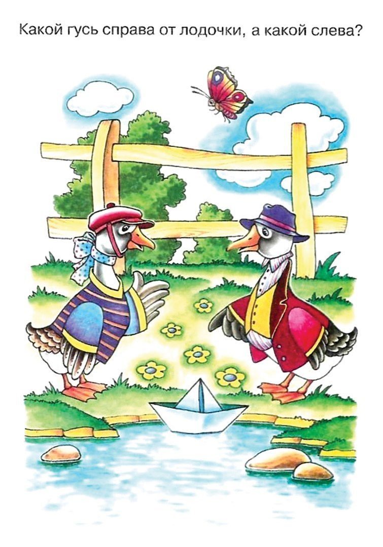 Ориентация в пространстве для детей