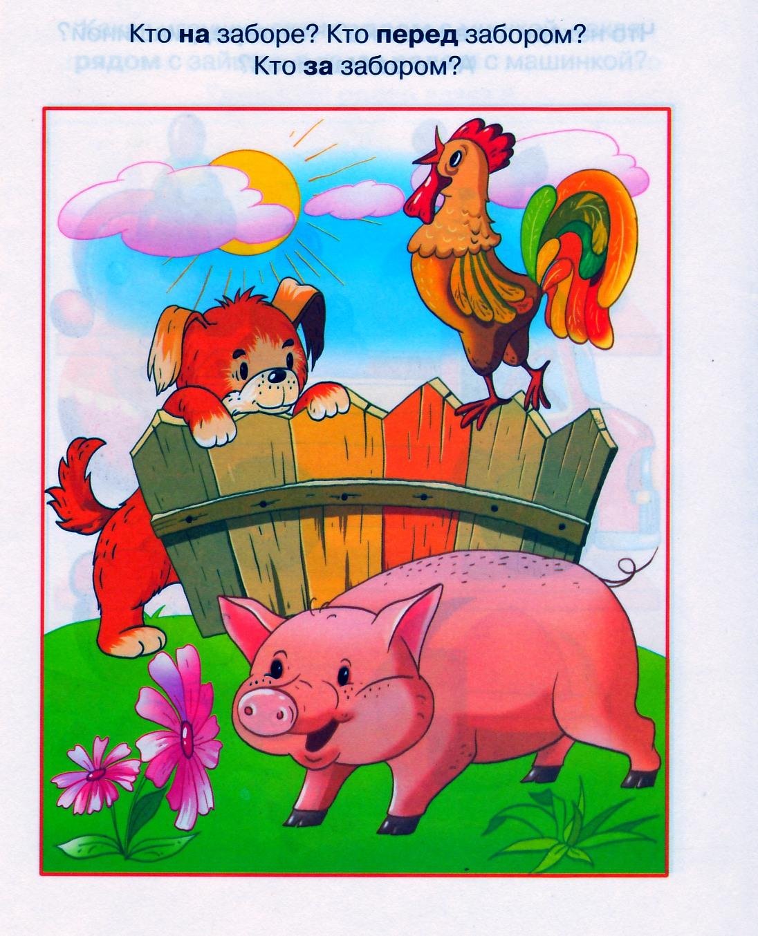 Ориентировка в пространстве для дошкольников