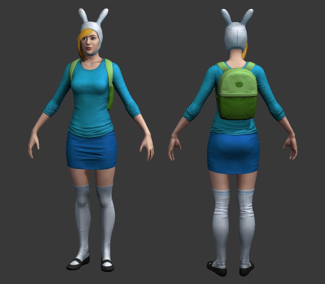 Adventure time Фиона арт