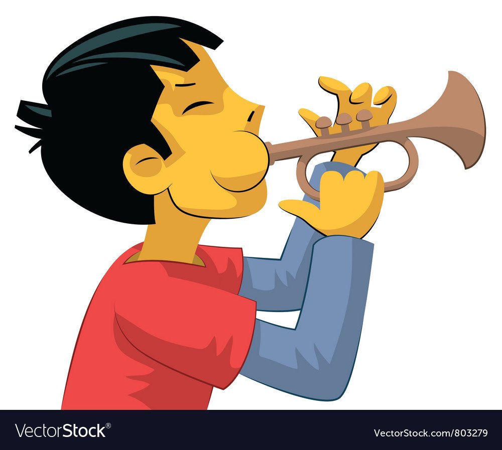 Люди играющие на трубе