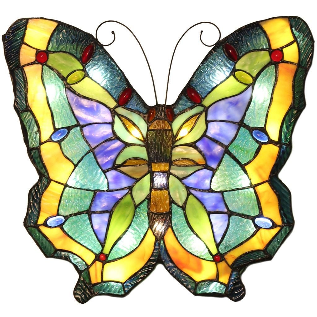 Витраж бабочка лёгкие