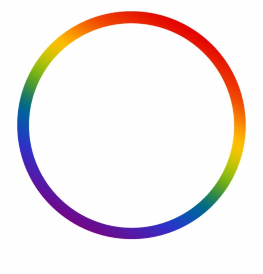 Разноцветные круги без фона