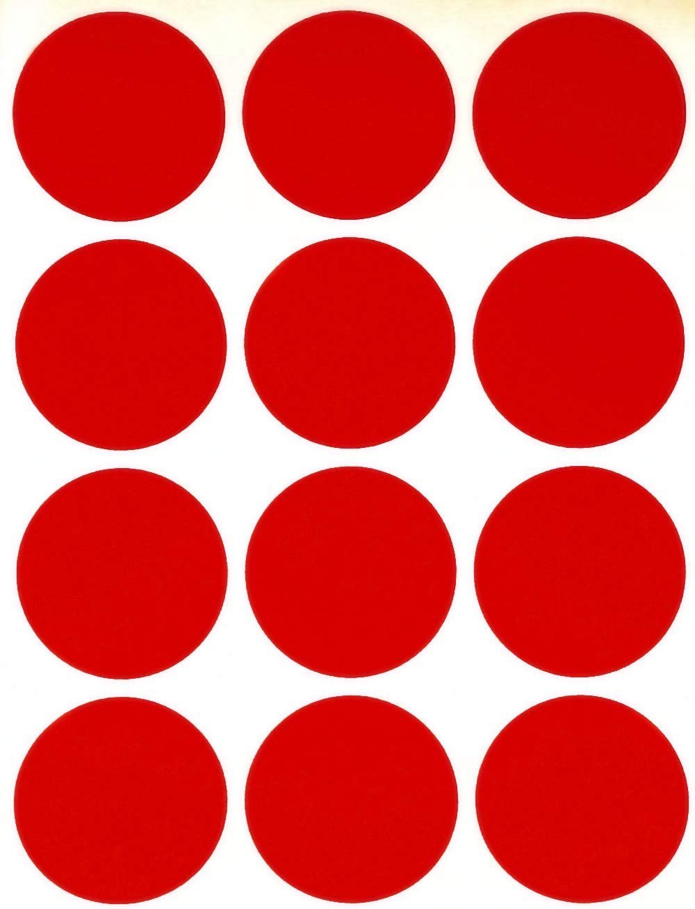 Красные кружочки