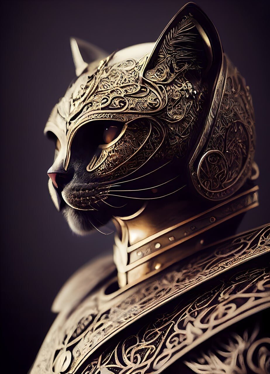 Кошки Рыцари нейросеть