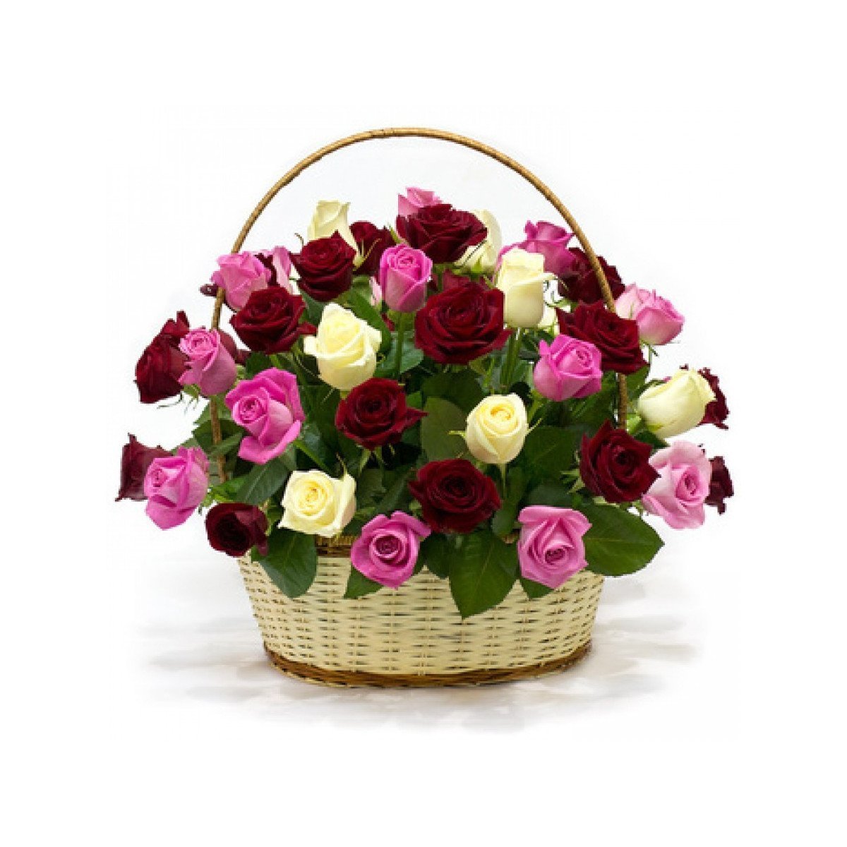 51 Роза в корзине