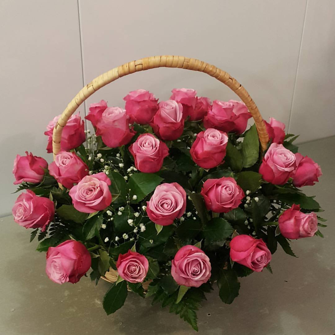 Корзина роз