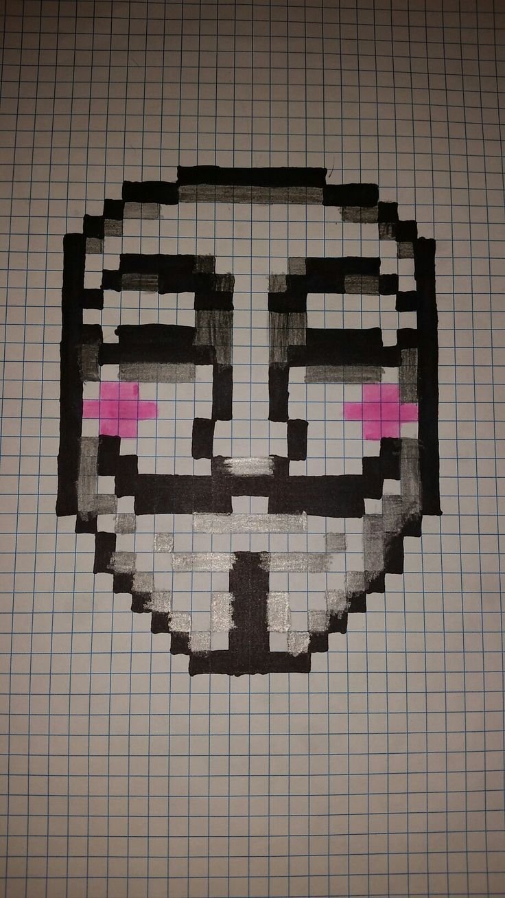 Крутые рисунки по клеточкам